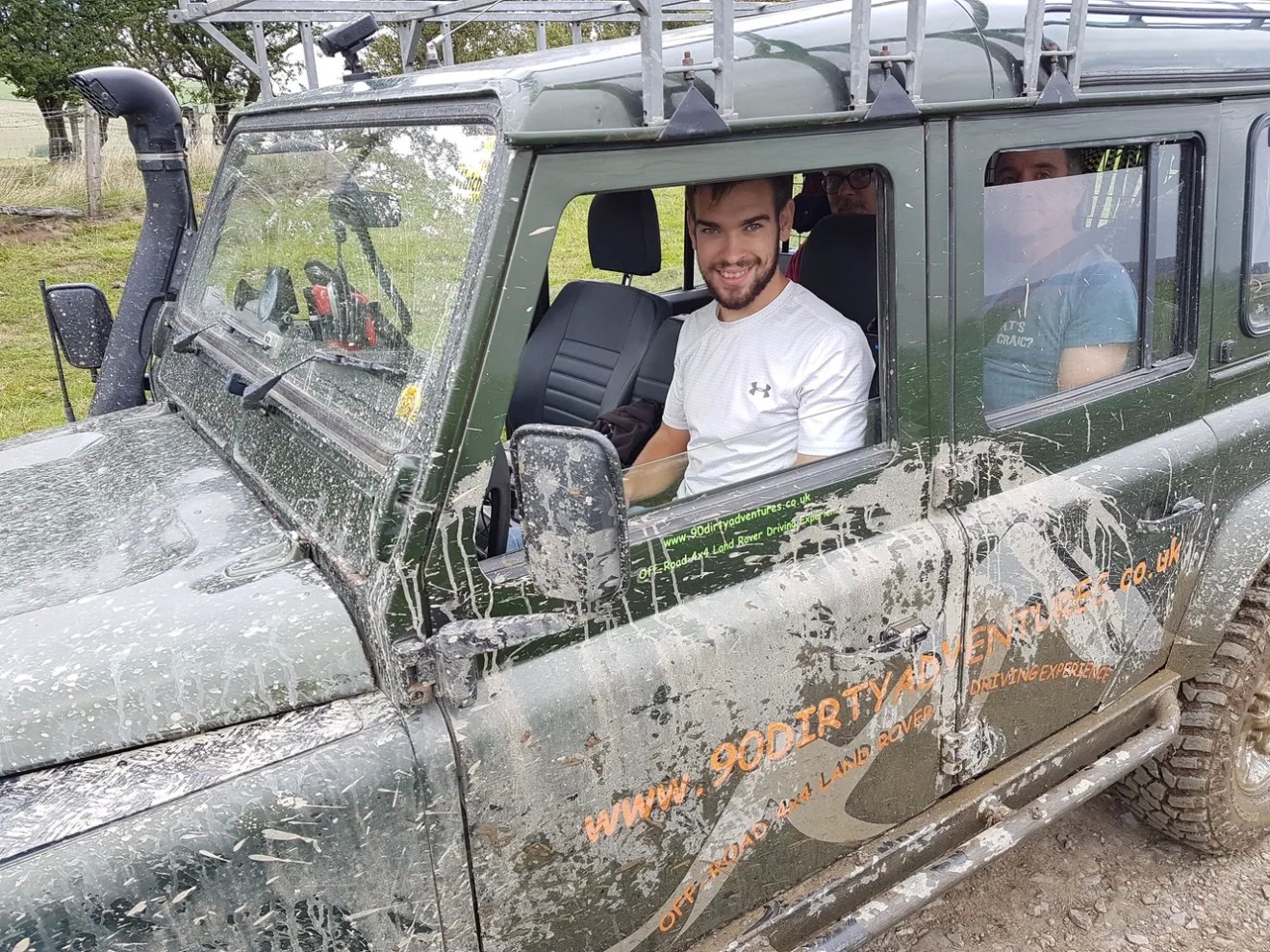 Dirty Land Rover Defender